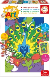 Educa slikanje po brojevima – paun i papiga