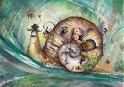 slagalica puž 1000 dijelova