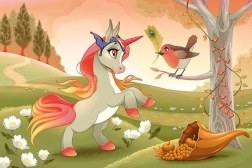 Drvene puzzle slatki poni 50 dijelova