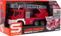 Vatrogasno vozilo 1:16 s vodom, svjetlom i zvukom
