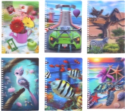 Zapisnik sa spiralom A5, linije, 80 stranica