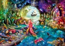 Ravensburger puzzle Tajanstveno blago morske sirene 1000 dijelova