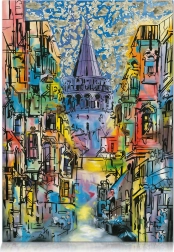 Metalni puzzle Galatska kula 1000 dijelova