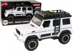 Bijeli terenski auto 1:14 sa zvukovima i svjetlima