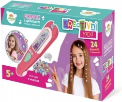 Sjajni dijamanti za kosu s aplikatorom i špangicama