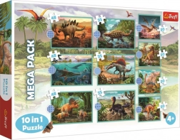 Puzzle 10 u 1 dinosauri