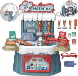 Woopie 3-u-1 set malog liječnika u koferu i torbi, 21 dijelova