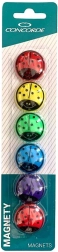 Ladybug Magnets 30 mm, 6 pcs