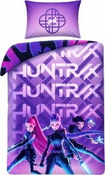 Dvostrana posteljina K-Pop Demon Hunters Huntrix i Saja Boys ljubičasta