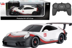 RC auto 1:18 RASTAR PORSCHE 911 GT3 bijelo‑sivo