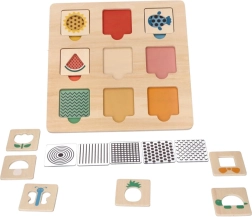 Drvene edukativne slagalice s uzorcima 28 × 28 cm