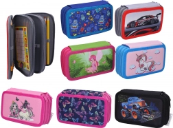 Trokatni školski pernica s opremom