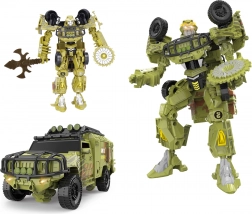 transformirajući auto-robot 17 cm s mačem i pilom – oklopno vozilo