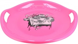 Snježni tanjur Baby Mix 60 cm Snowflake Music ružičasti