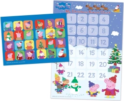 Papirnati adventski kalendar praščić peppa sa naljepnicama