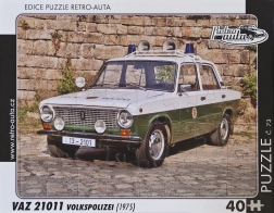Puzzle RETRO-AUTA VAZ 21011 Volkspolizei 40 dijelova