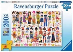 Ravensburger puzzle cvijeće i prijatelji 200 dijelova