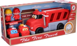 Set vatrogasnih vozila s efektima 4 kom