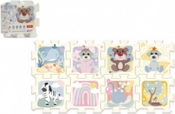 Pjenaste podne puzzle BOBASKI I MIŚ za bebe 0+