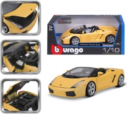 Metalni model autića Lamborghini Gallardo Spyder žuti