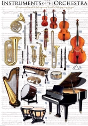 Puzzle EUROGRAPHICS instrumenti orkestra 1000 dijelova