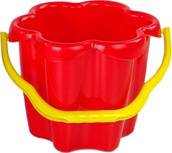 Plastična kantica Cvjetić za pijesak – Crvena