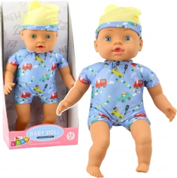 Beba lutka u plavom odijelcu s kapicom