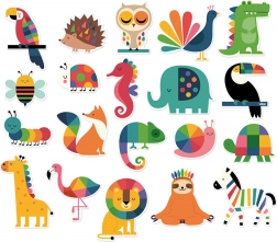 VILAC magnetići s duginim životinjicama, 20 kom