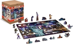 Drvene puzzle New York noću