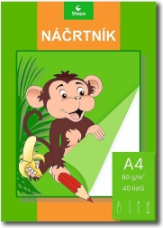 Blok za skiciranje A4, 40 listova, 80 g/m²