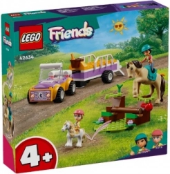 LEGO FRIENDS prikolica za konje i ponija – set za slaganje 4+