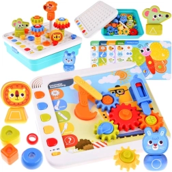 Interaktivna Montessori ploča za učenje – emocije, brojevi i oblici