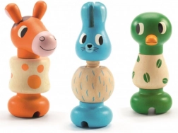 Drvene vijčane životinjice Djeco