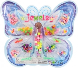 Set šarenih plastičnih perlica za nizanje