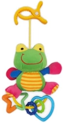 BABY MIX Plush Rattle Toy Frog