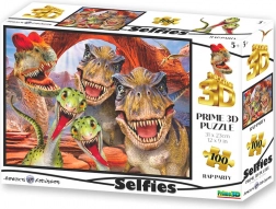 Puzzle Selfie Raptor s 3D efektom, 100 dijelova