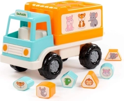 Educational Safari Truck with Shape Sorter – Orange