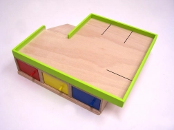 Drvena garaža za 9 autića