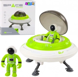 UFO svemirski brod s figuricom astronauta sa svjetlima i zvukovima