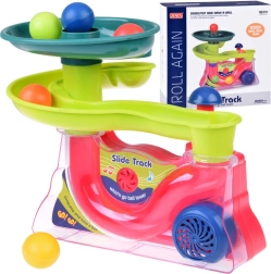 Šareni tobogan s kuglicama i glazbom za djecu