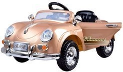 Stilski retro električni autić s 2 motora 12 V i daljinskim upravljačem – Lakirana