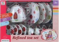 Limeni čajni set s cvjetićima