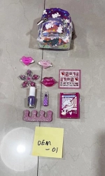 Dječji stilistički set s kozmetičkim ruksakom