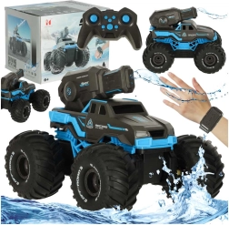 Vodootporni RC amfibijski automobil s vodenim topom i upravljanjem gestama