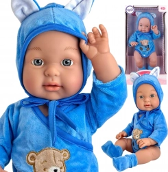Woopie realistična beba lutka u medvjedić odjeći 46 cm