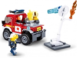 Sluban vatrogasci terensko vozilo s vodenim topom