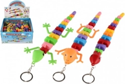 Svjetleći privjesak za ključeve gušter/kameleon/zmija 28 cm od plastike