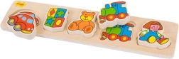 Drvene umetne puzzle Bigjigs Baby