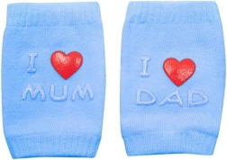 Dječji štitnici za koljena s ABS-om I Love Mum & Dad – plavi