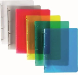 Polipropilenski registrator A4 s 2 prstena Lines, miks boja